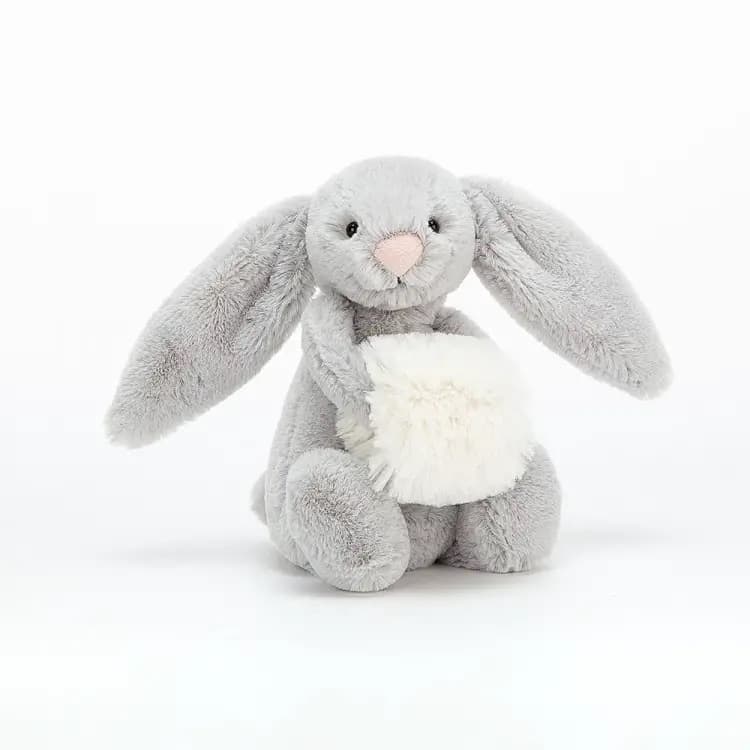 Bashful Silver Snow Bunny